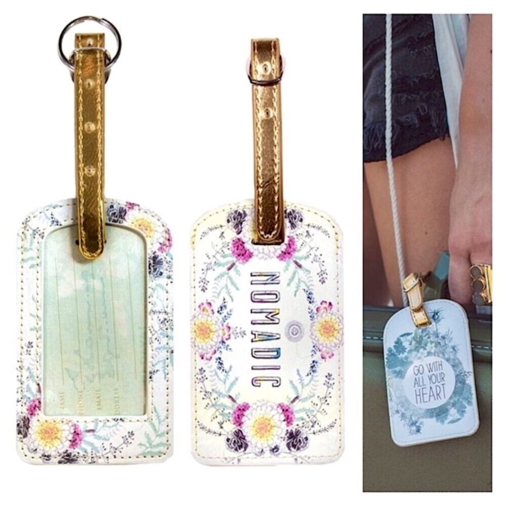 NWT Travel Boho Nomadic ID Tag Luggage Tag - Fun Practical Beautiful! 🤩